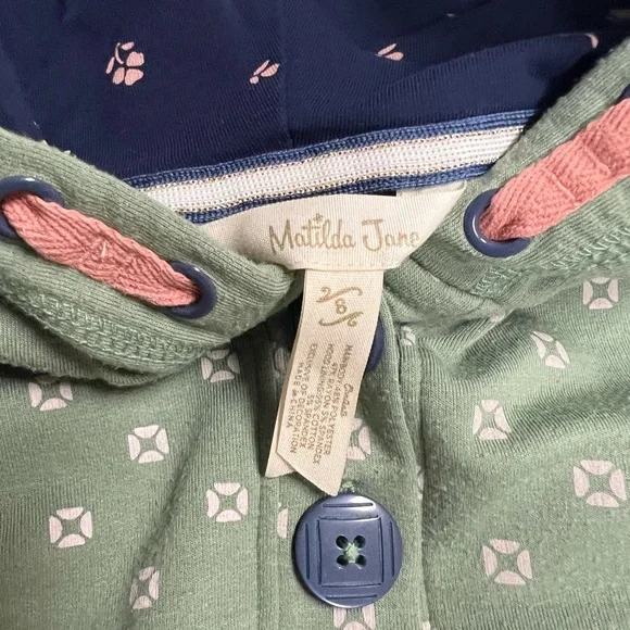 SET-Matilda Jane Hooded Button-Up Set - Picture 5 of 6